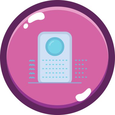 Banyo. Web simgesi basit illüstrasyon