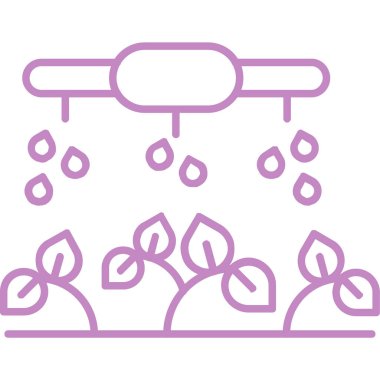 Bahçe ikonu vektör illüstrasyonu