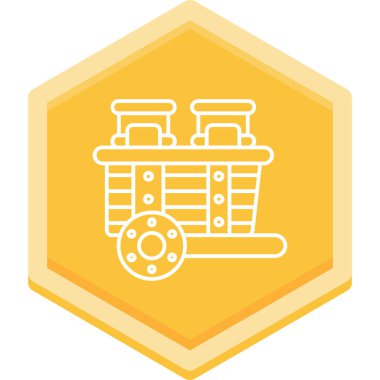 Modern simgenin vektör illüstrasyonu