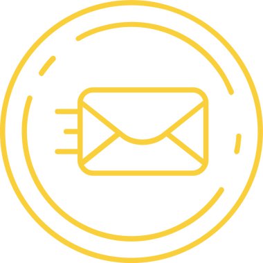 E- posta simgesi vektör illüstrasyonu