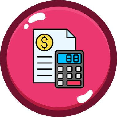 Hesap makinesinin vektör çizimi