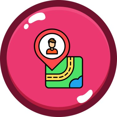 konum haritası pin simgesi