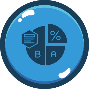 İndirim simgesi, vektör illüstrasyonu