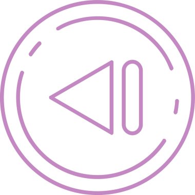 Müzik çalar simgesinin vektör illüstrasyonu