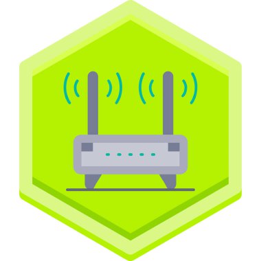 Wifi yönlendirici vektör simgesi