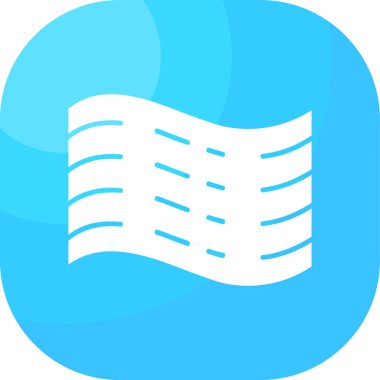 kağıt simgesi vektör illüstrasyonu