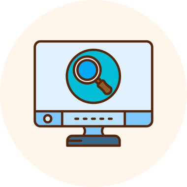 bilgisayar simgesi vektör illüstrasyonu