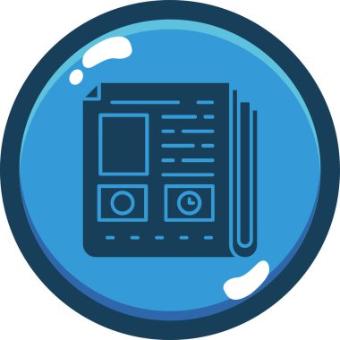 seo modern simgesinin vektör illüstrasyonu