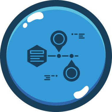 vektör illüstrasyon logotunda veri simgesi