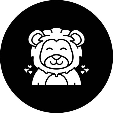 Ayı simgesi, vektör illüstrasyonu