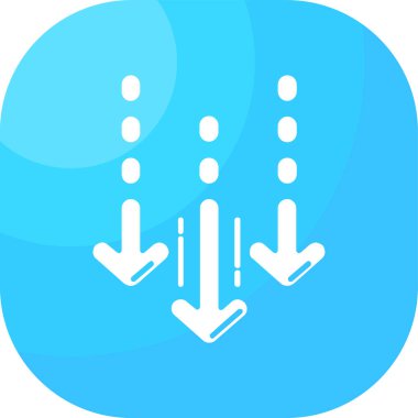 Kişisel ve ticari kullanım için ok vektörü simgesi simgesi vektör çizimi..