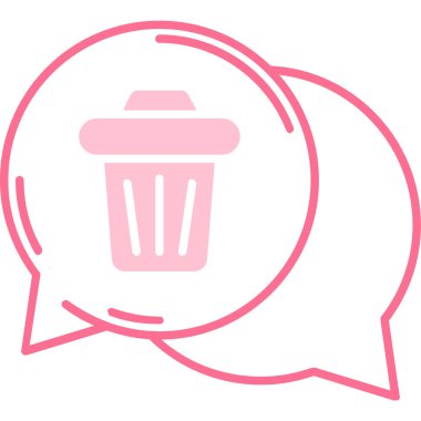 çöp simgesi vektör illüstrasyonu