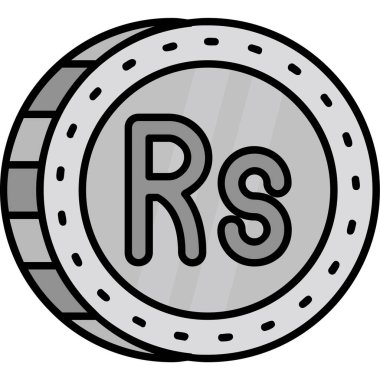 Para için. Web simgesi basit illüstrasyon