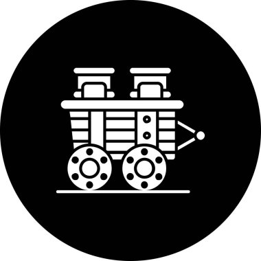 trenin simgesi basit modada.