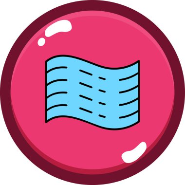 Modern bir simgenin vektör illüstrasyonu