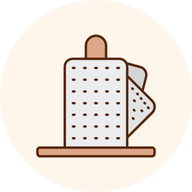 Mutfak ve pişirme vektörü simgesi.