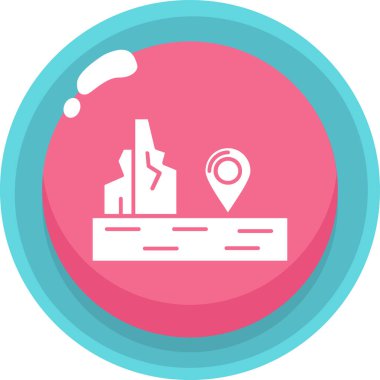 Bir restoran simgesinin vektör illüstrasyonu