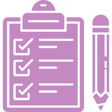 Bir pano simgesinin vektör illüstrasyonu