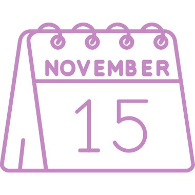 Kasım 19 tarihli takvim.