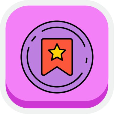 Yıldız simgesiyle madalya, taslak biçimi