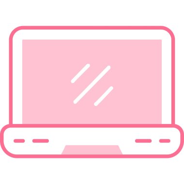 Bilgisayar. Web simgesi basit illüstrasyon