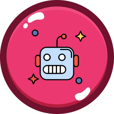 Robotun vektör simgesi