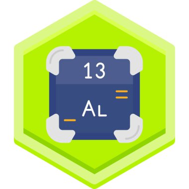 Kimyasal simge, vektör çizimi