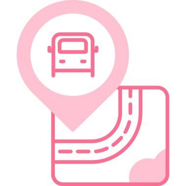 harita konumu ikon vektör illüstrasyonu