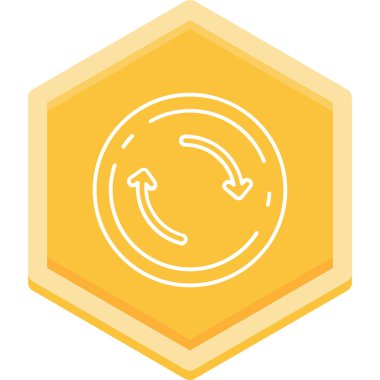 Bir simgenin vektör illüstrasyonu