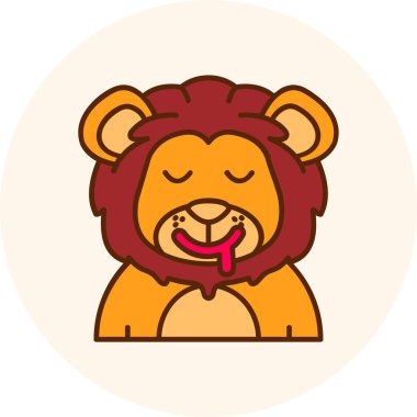 şirin maymun çizgi film vektör çizimi grafik tasarımı