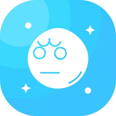 Moda Biçimli Emoji Simgesi İzole Arkaplan