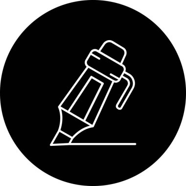 Sprey simgesi, basit vektör illüstrasyonu