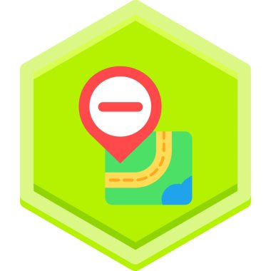 Harita konumu vektör simgesi