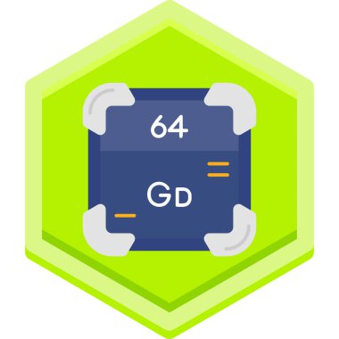 blockchain flat icon, vector illustration