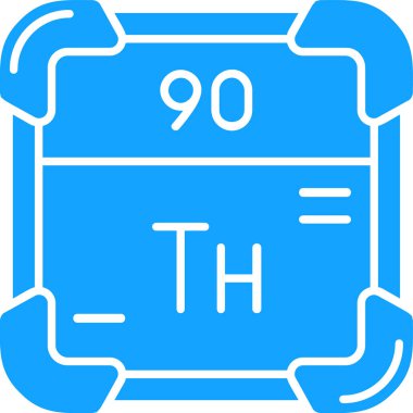 Kimyasal simge vektör çizimi