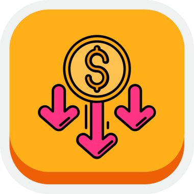 Dolar Simgesi Moda Biçiminde İzole Arkaplan