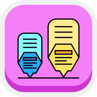 Bir kitap simgesinin vektör illüstrasyonu