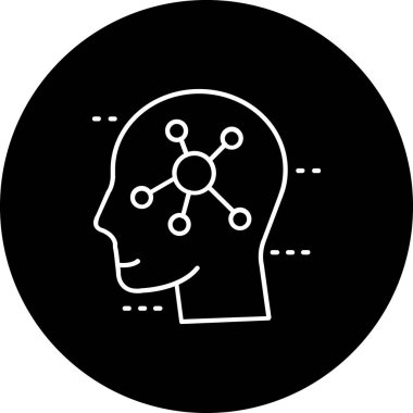 Vektör Beyin simgesi illüstrasyonu