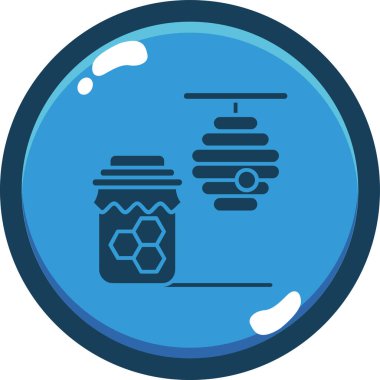 Yemek. Web simgesi basit illüstrasyon