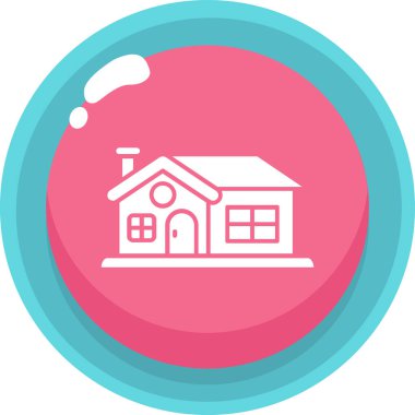 Ev simgesi vektör illüstrasyonu