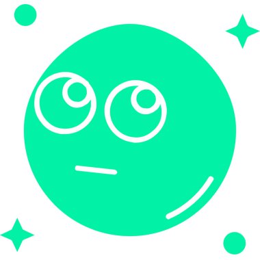 Güneşli yeşil gezegen. vektör illüstrasyonu