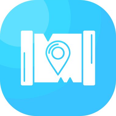 harita pin simgesi, vektör illüstrasyonu