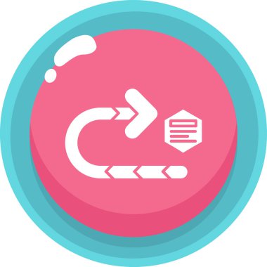 ok simgesi vektör illüstrasyonu