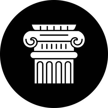 Sütun. Web simgesi basit illüstrasyon