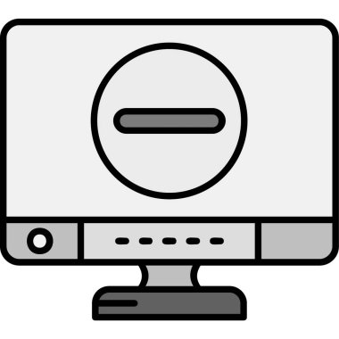 vektör bilgisayar görüntü simgesini