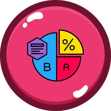 İndirim. Web simgesi basit illüstrasyon
