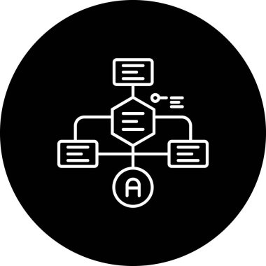 seo modern simgesinin vektör illüstrasyonu