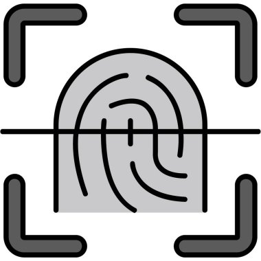parmak izi tarama simgesi