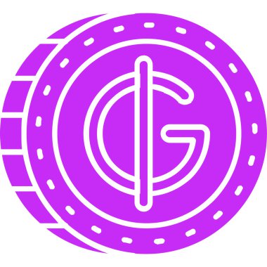 Bir g harfinin vektör illüstrasyonu