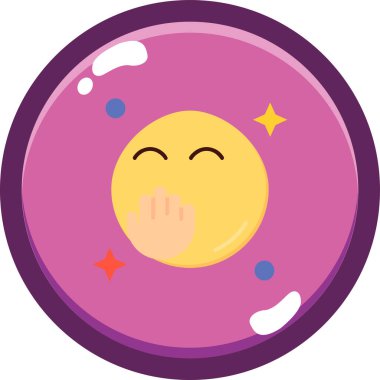 Sevimli ve kawaii mutlu bir ay ve bir yıldız